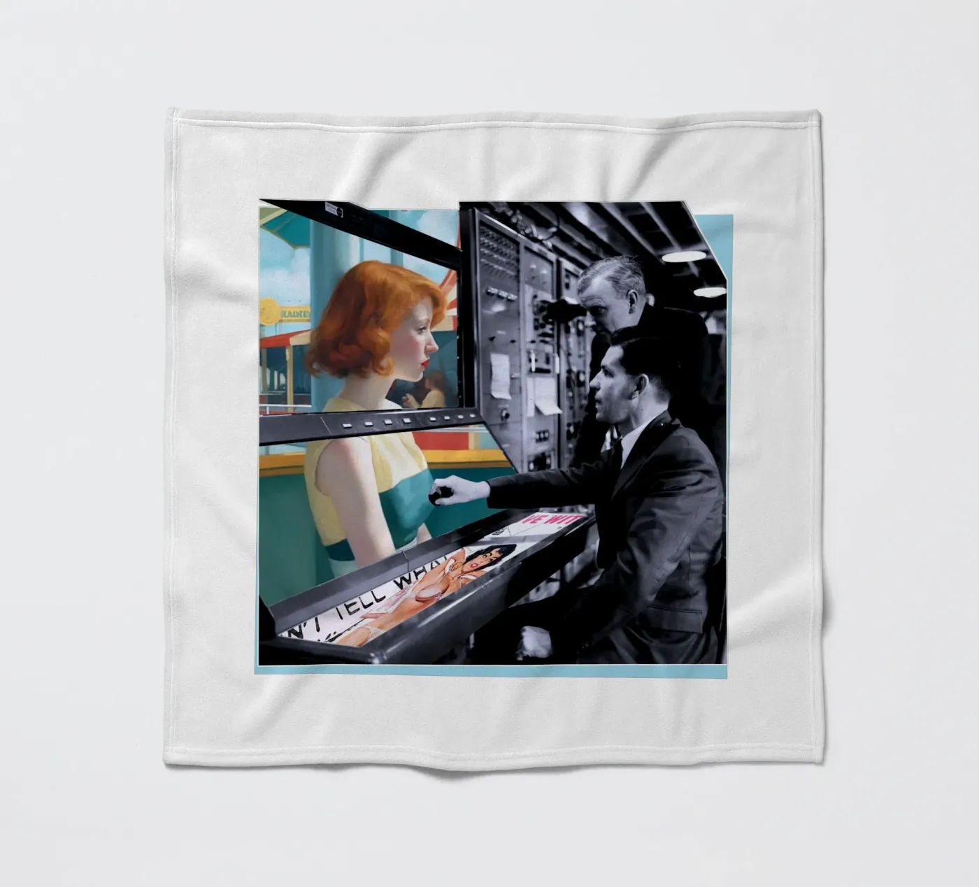 Controlroom23 fleece blanket by fortrart