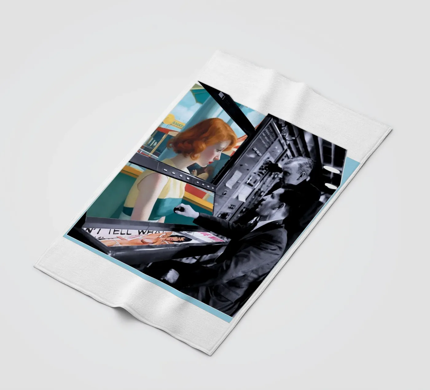 Controlroom23 fleece blanket by fortrart