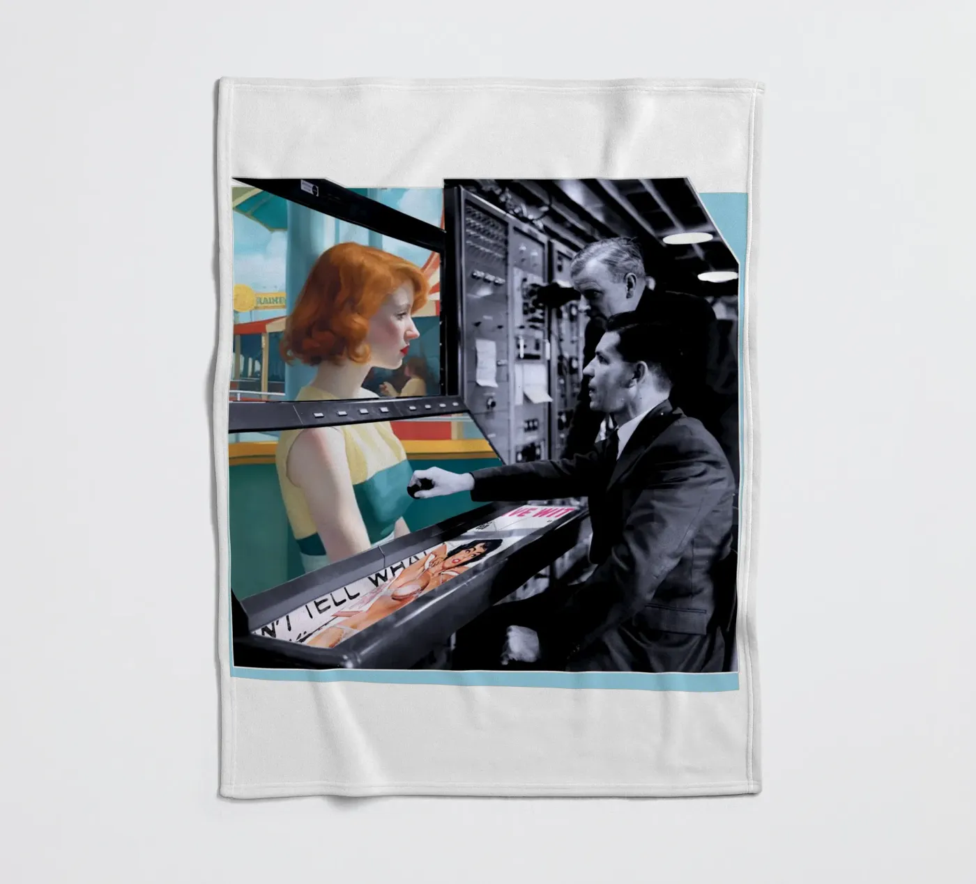 Controlroom23 fleece blanket by fortrart