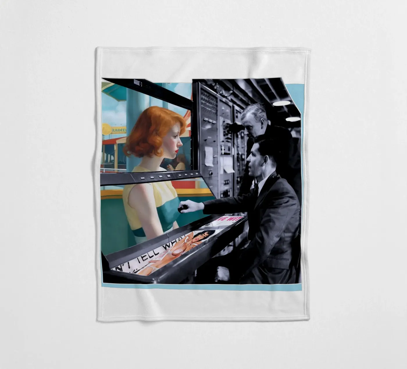 Controlroom23 fleece blanket by fortrart
