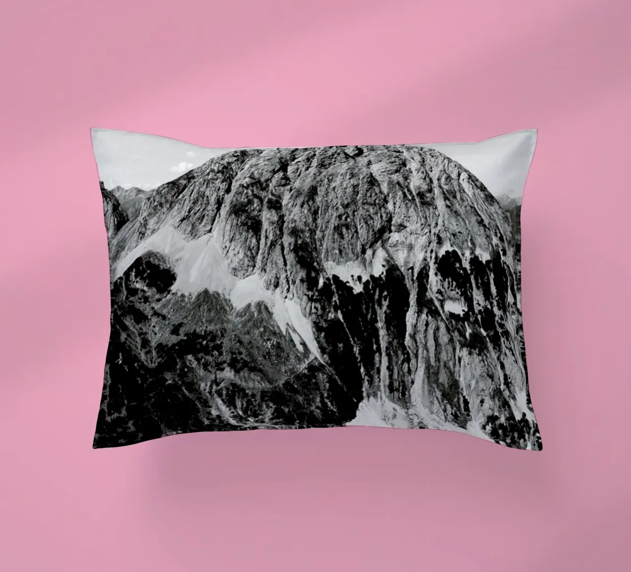 Mountain Top Bw - Edition 2 cuscino da Sebastian Hilgetag
