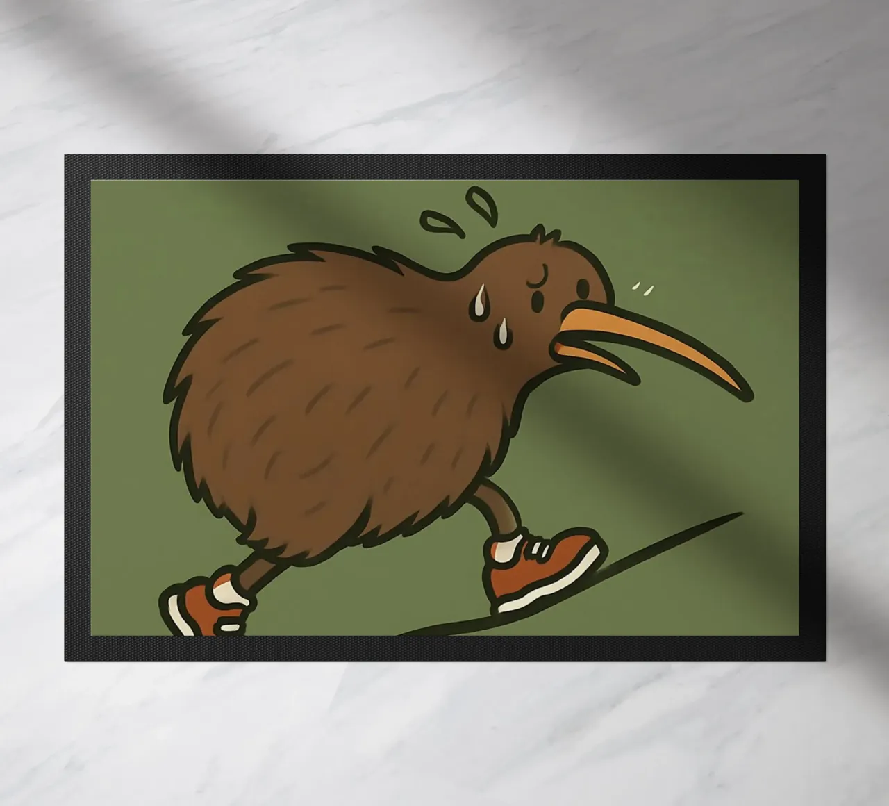 Meme divertente sull'uccello kiwi zerbino da Funny Humor Art