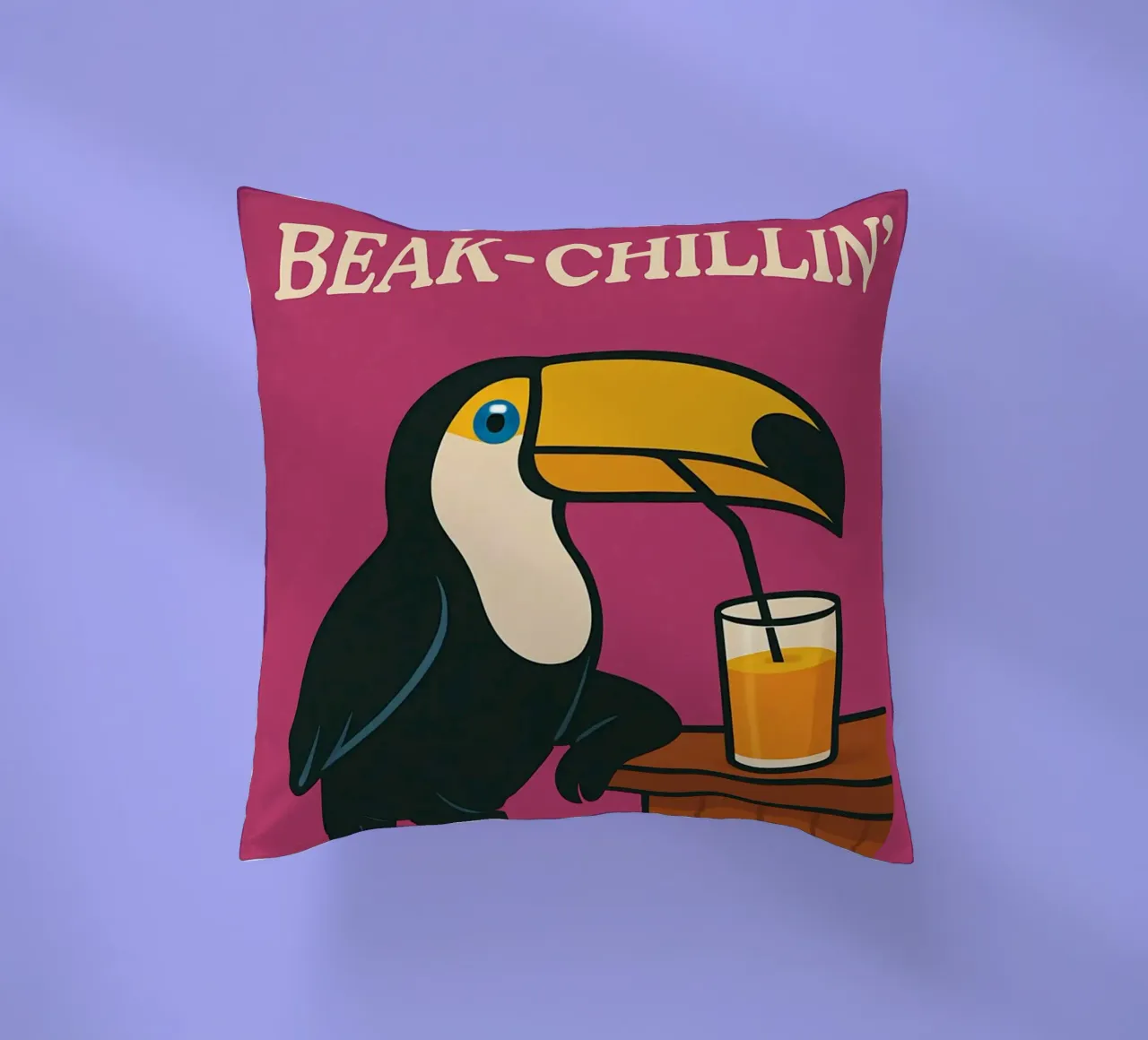 Meme divertente sul tucano cuscino da Funny Humor Art