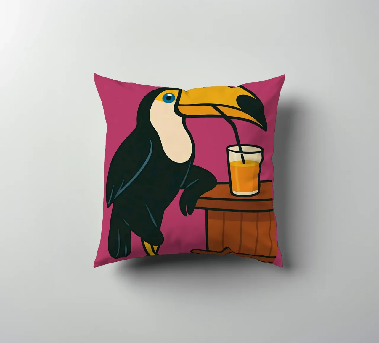 Meme divertente sul tucano cuscino da Funny Humor Art