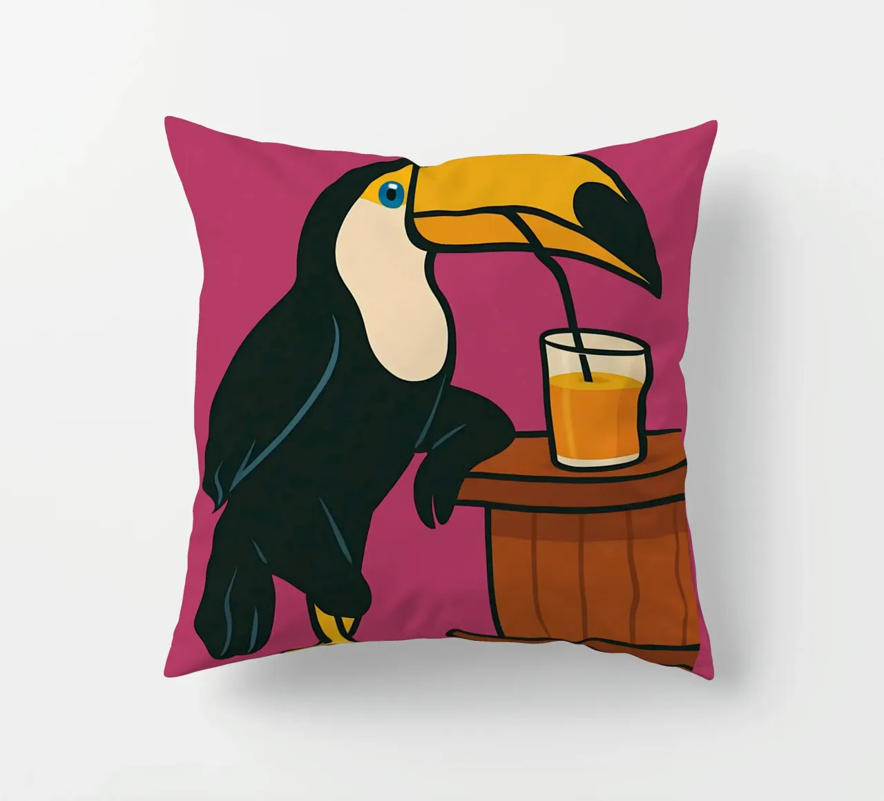 Meme divertente sul tucano cuscino da Funny Humor Art