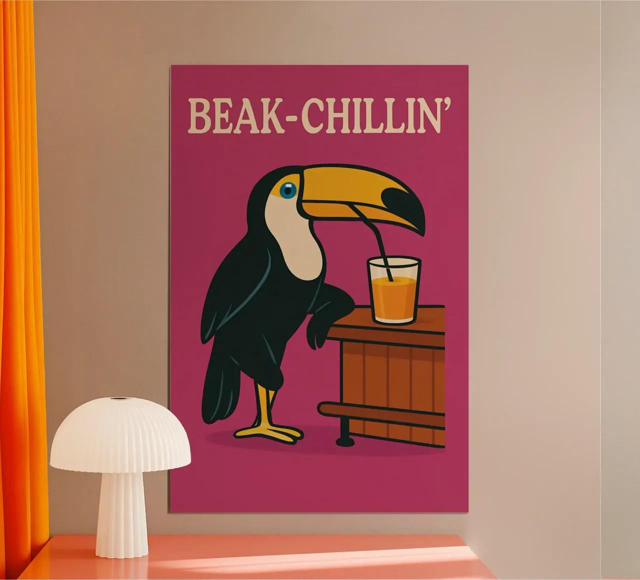 Meme divertente sul tucano carta hahnemühle da Funny Humor Art