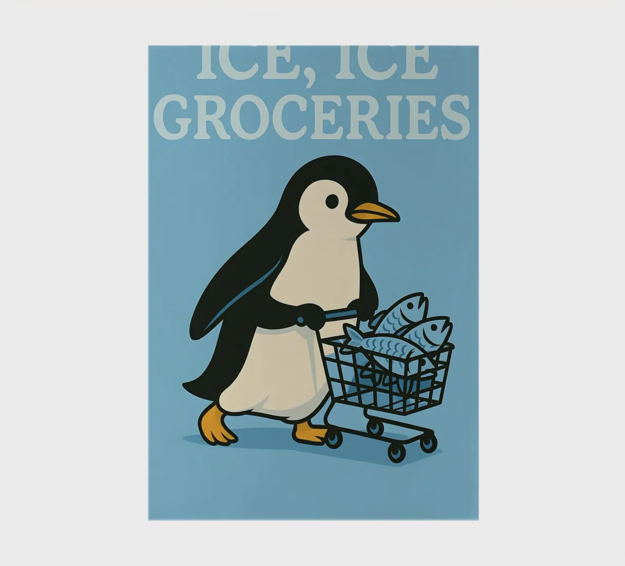 Funny Penguin Meme notebook by Funny Humor Art