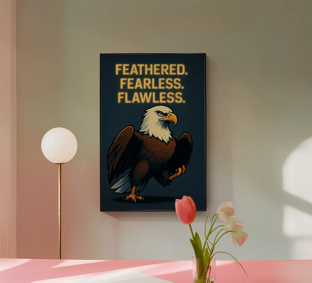 Meme divertente dell'aquila plexiglass da Funny Humor Art