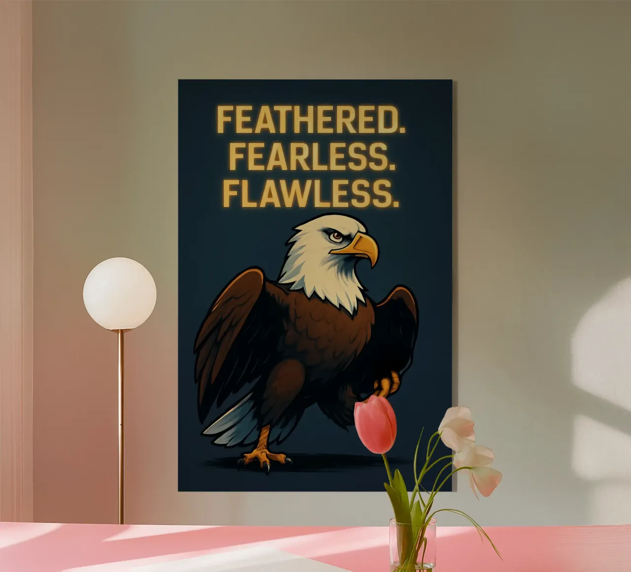 Meme divertente dell'aquila plexiglass da Funny Humor Art