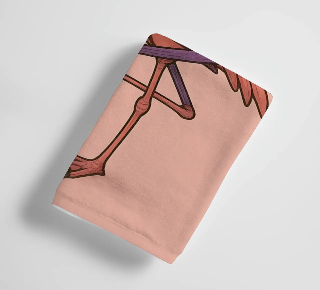 Funny Flamingo Meme asciugamano da bagno da Funny Humor Art