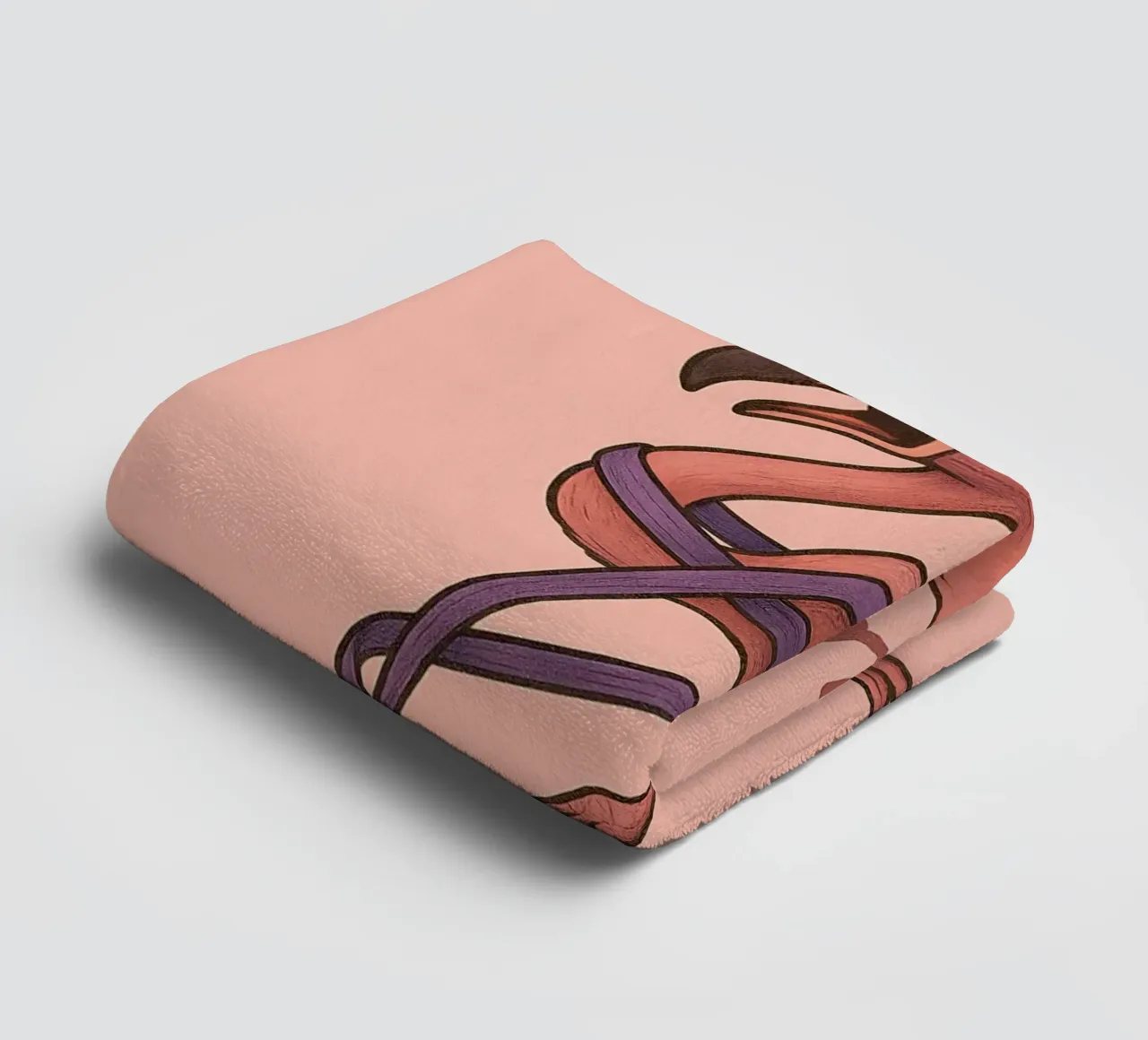 Funny Flamingo Meme asciugamano da bagno da Funny Humor Art
