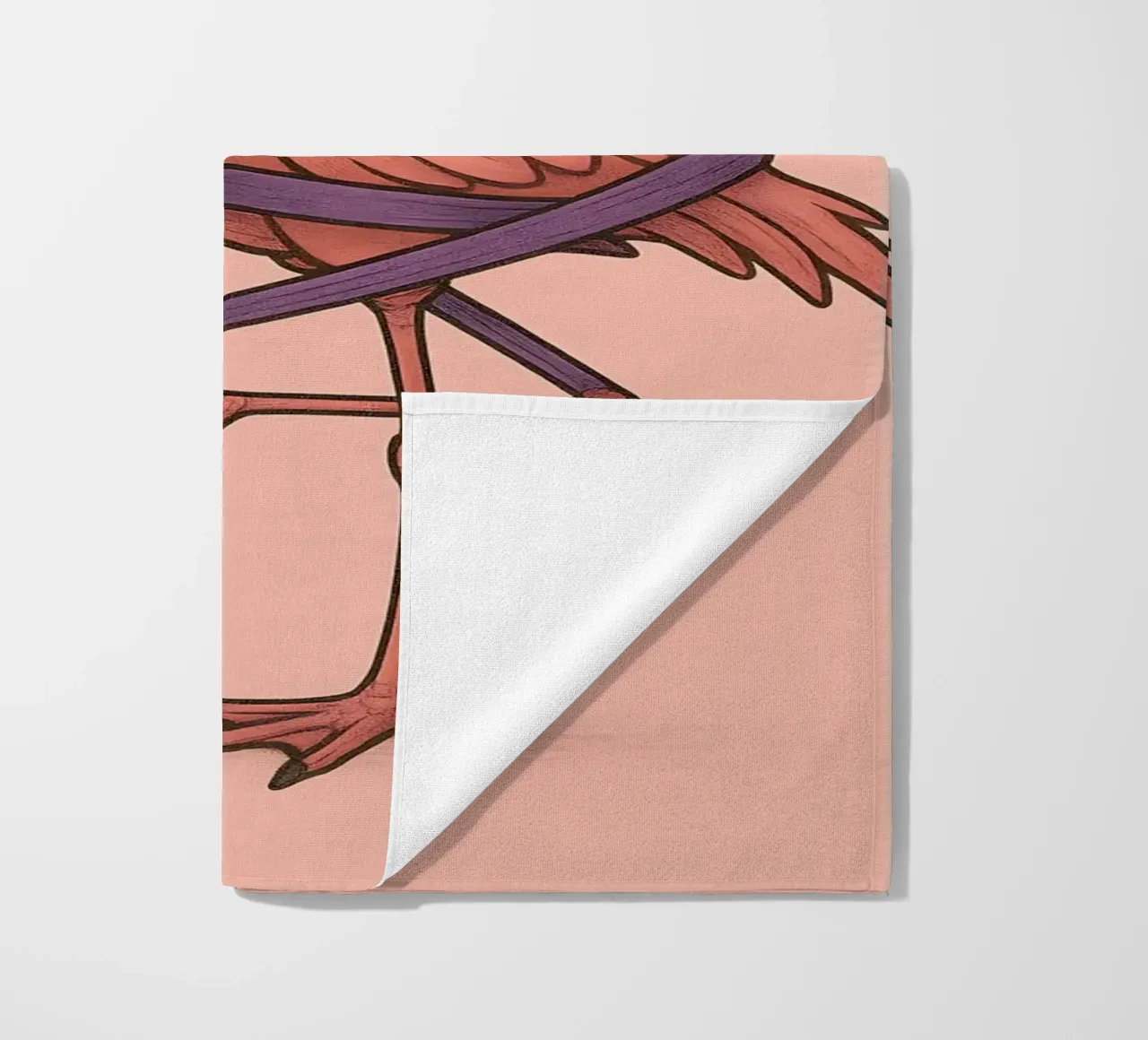 Funny Flamingo Meme telo mare da Funny Humor Art