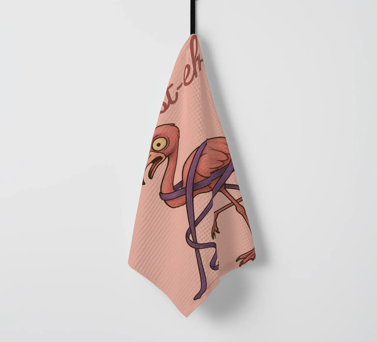 Funny Flamingo Meme canovaccio da cucina da Funny Humor Art