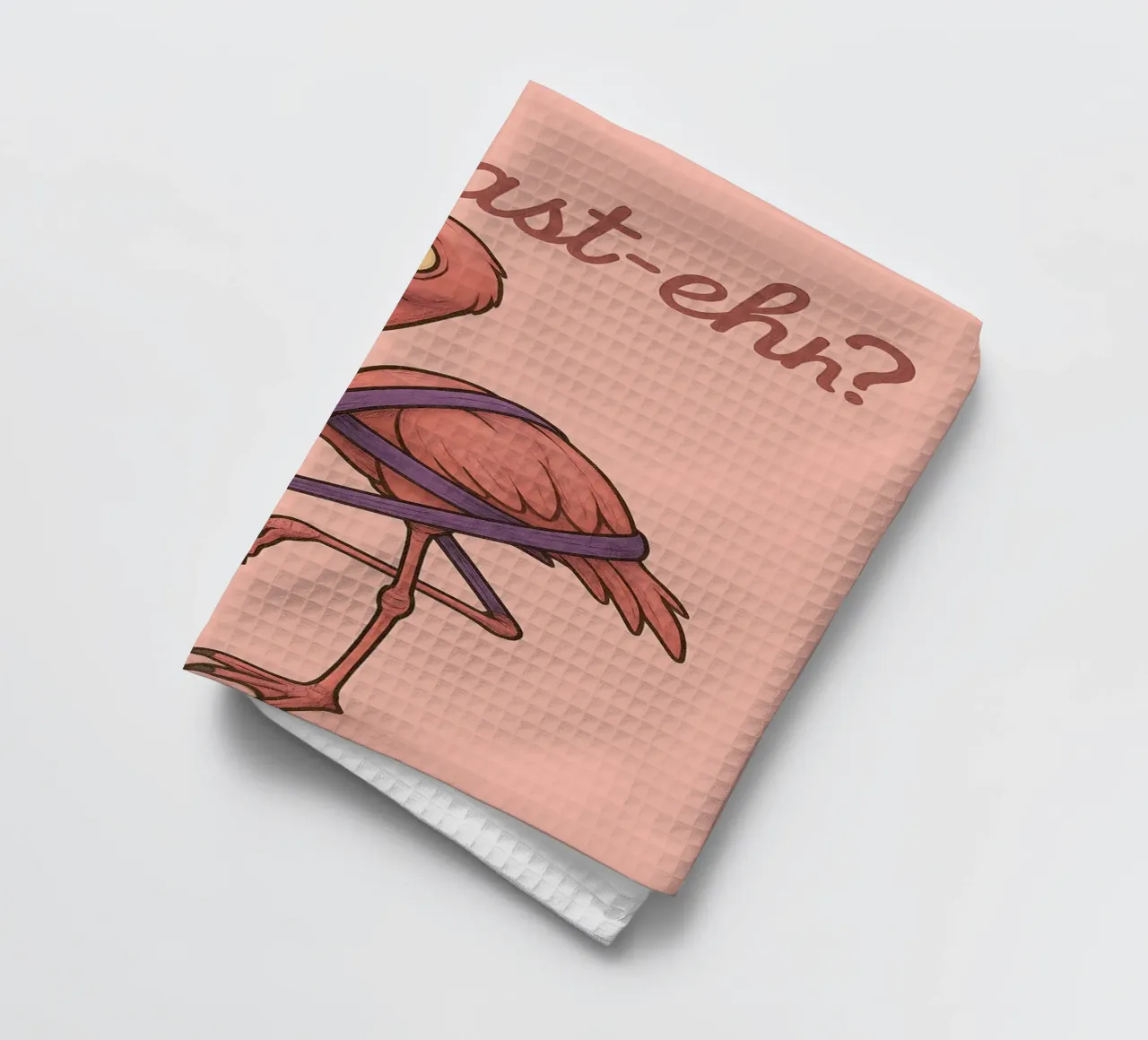 Funny Flamingo Meme canovaccio da cucina da Funny Humor Art