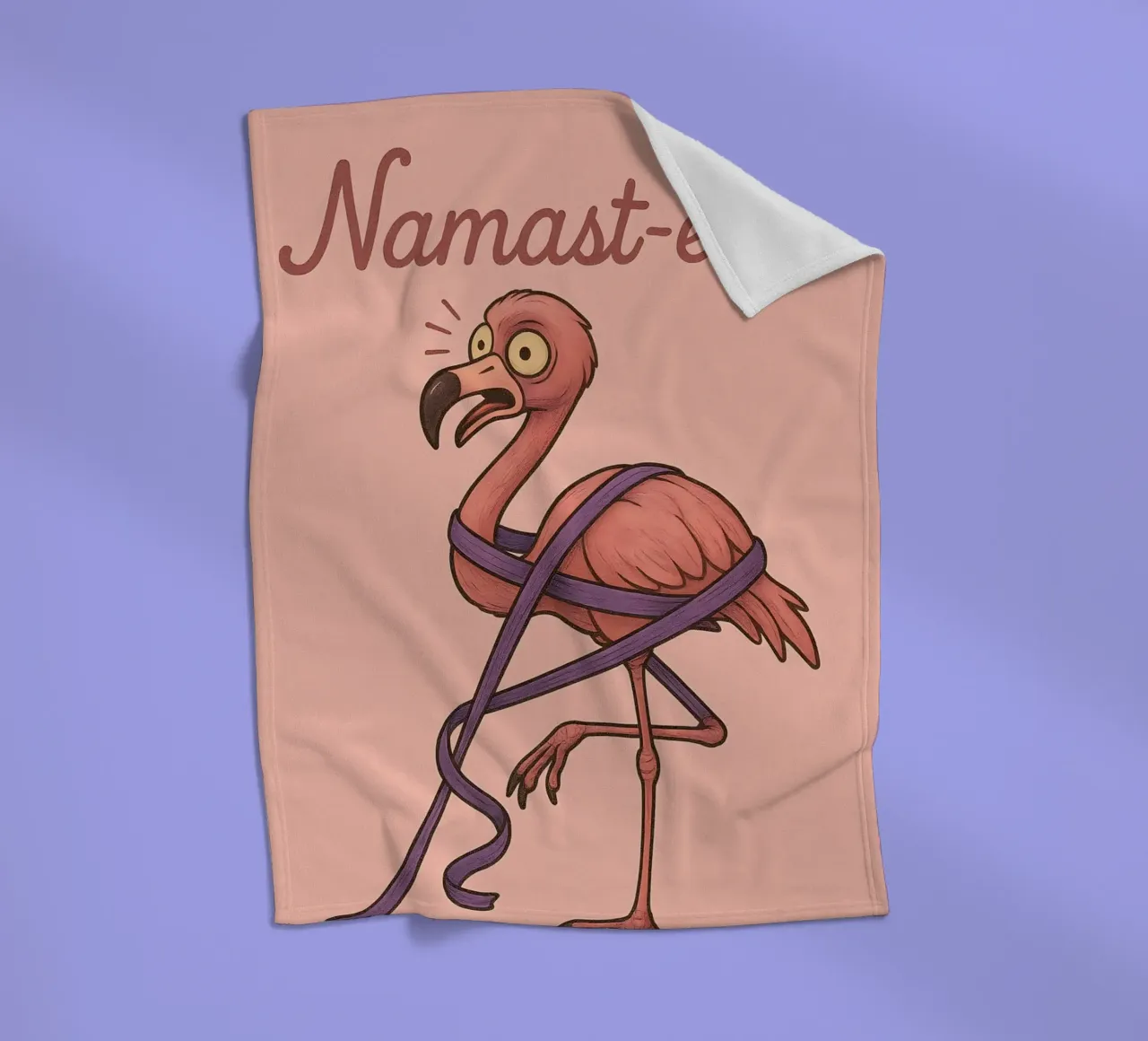 Funny Flamingo Meme coperta in pile da Funny Humor Art