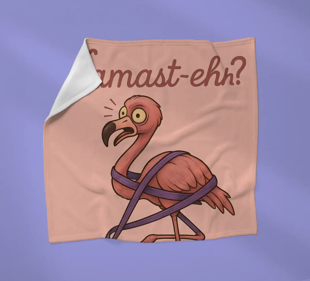 Funny Flamingo Meme coperta in pile da Funny Humor Art