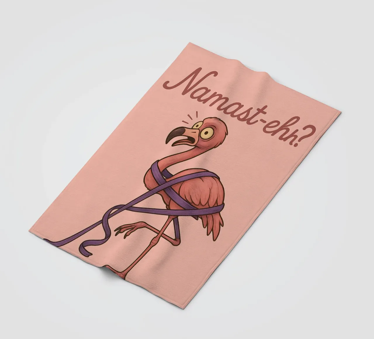 Funny Flamingo Meme coperta in pile da Funny Humor Art