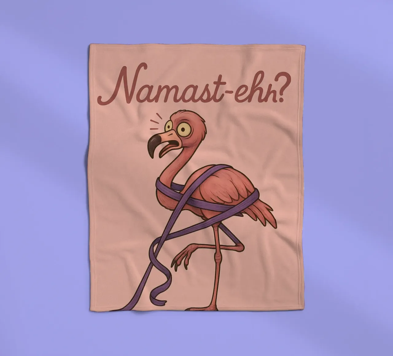 Funny Flamingo Meme coperta in pile da Funny Humor Art