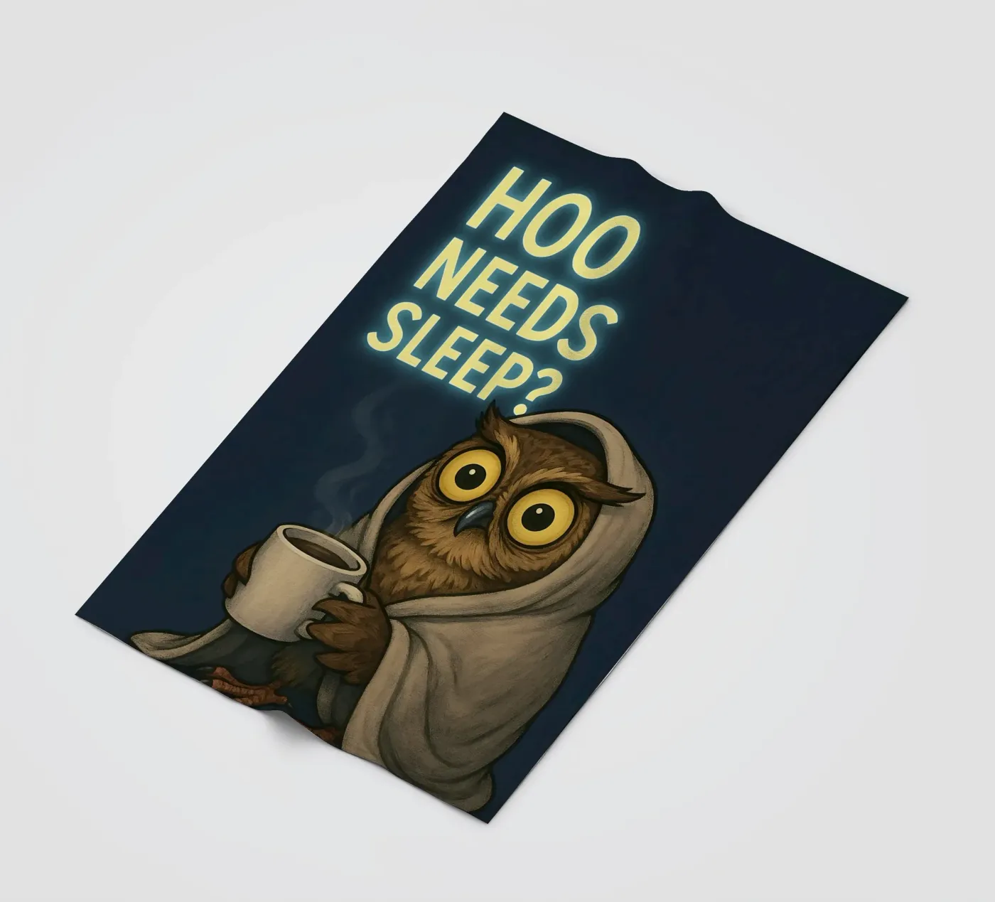 Lustige Eule Meme Fleecedecke von Funny Humor Art