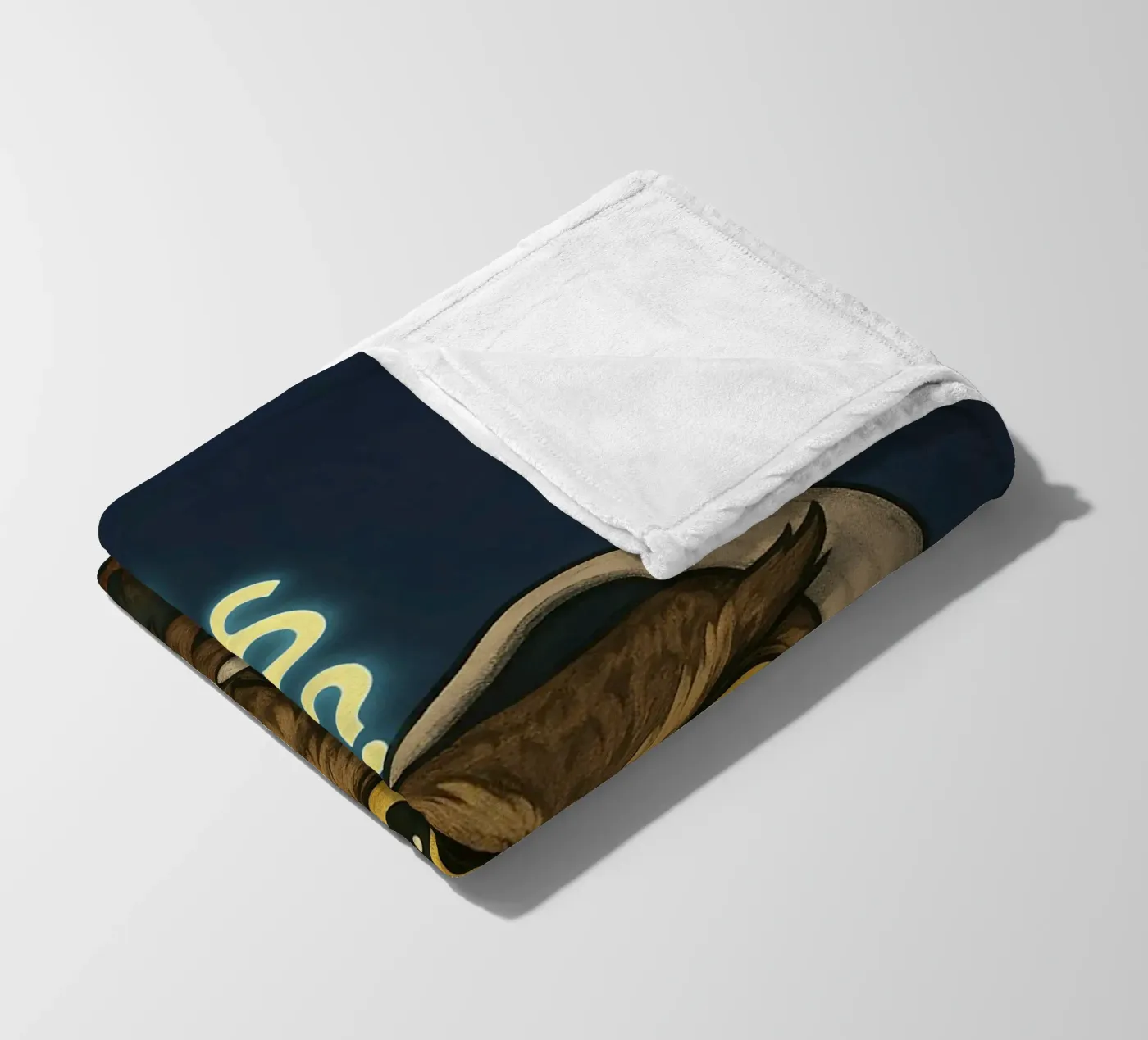 Lustige Eule Meme Fleecedecke von Funny Humor Art