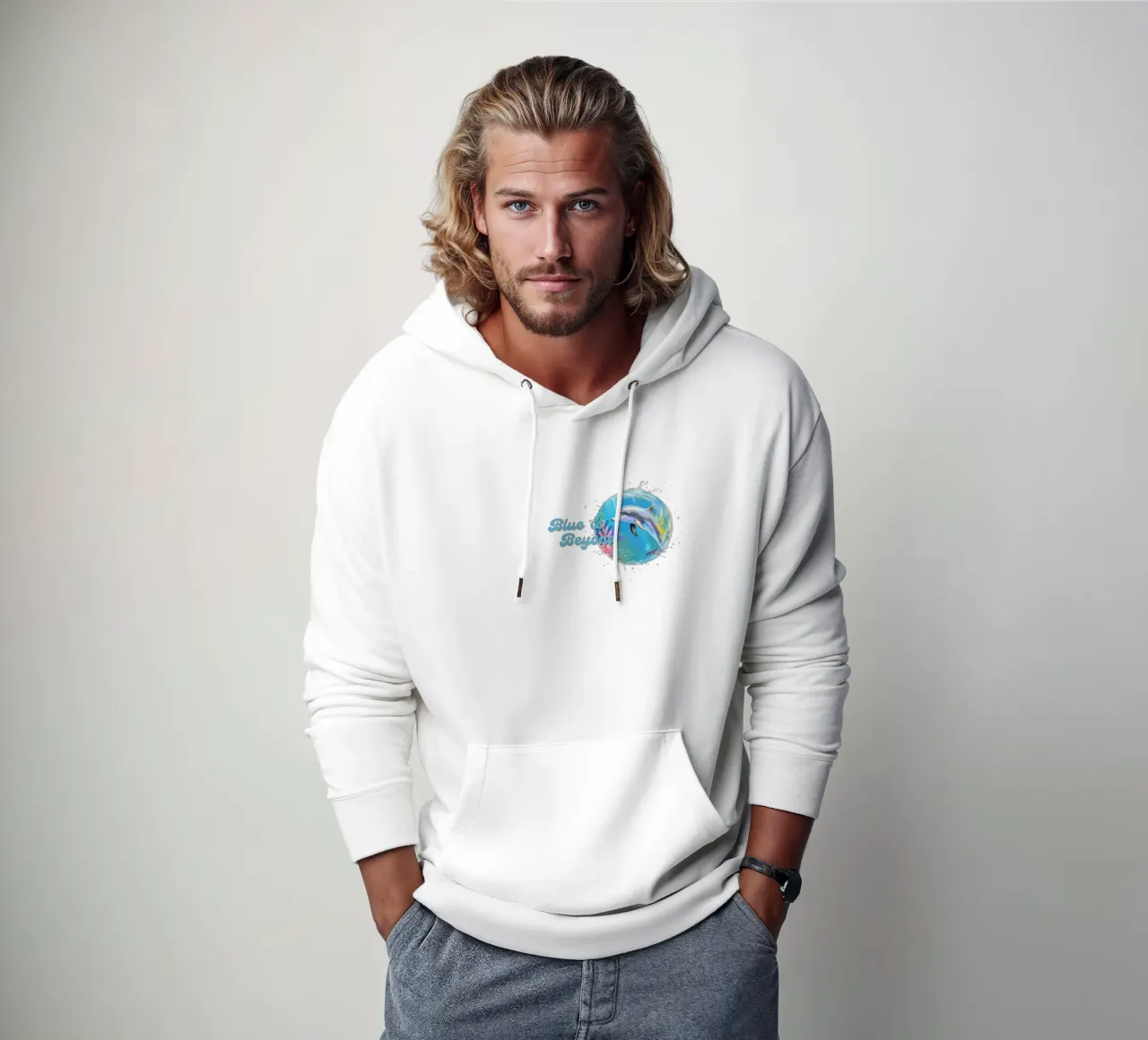 Delfín mular | La danza del delfín sudadera con capucha de Trinkets NL Design Studio