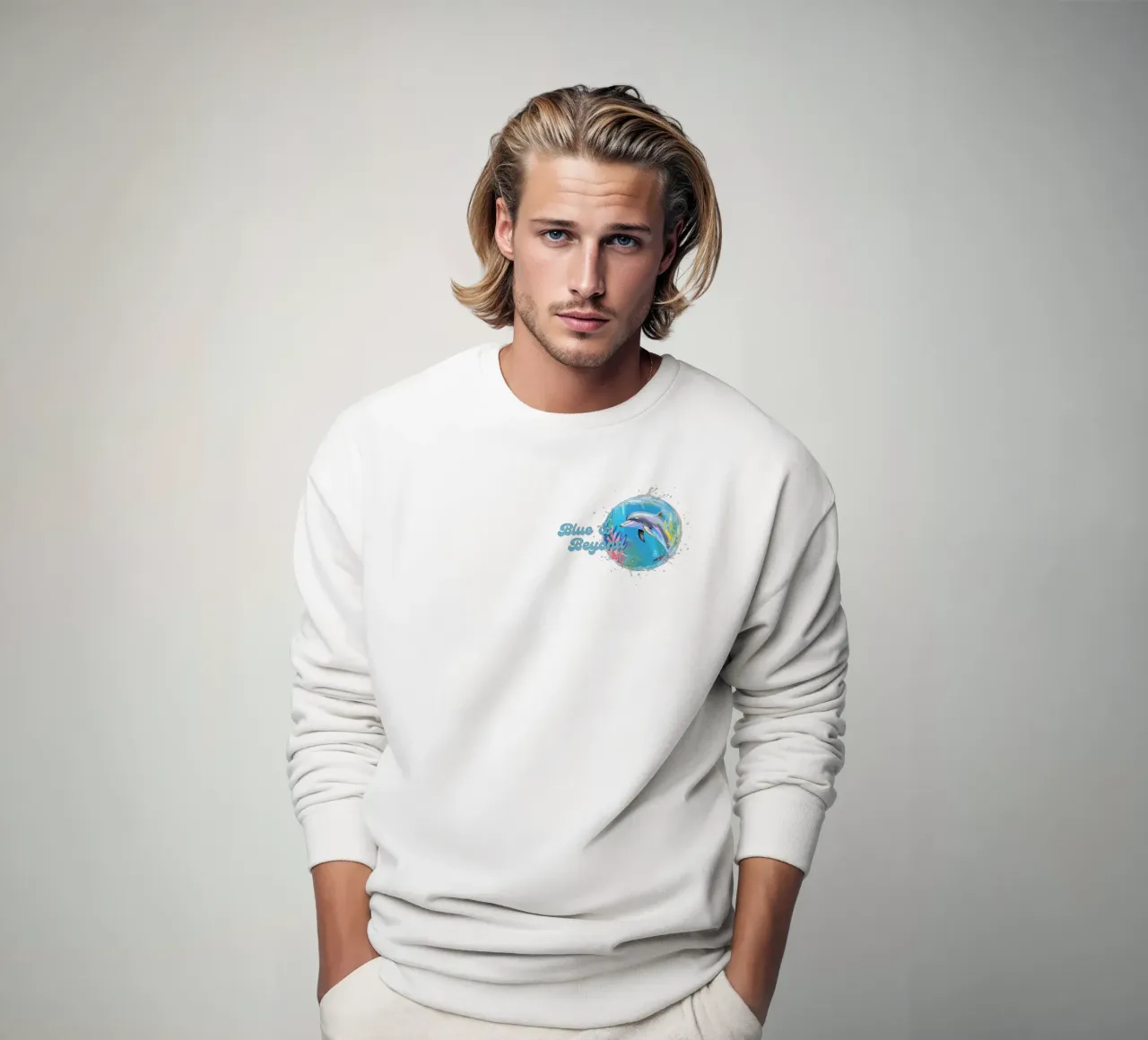 🪸🐬 Tumbler Delphin | Tanz des Delphins Sweatshirt von Trinkets NL Design Studio