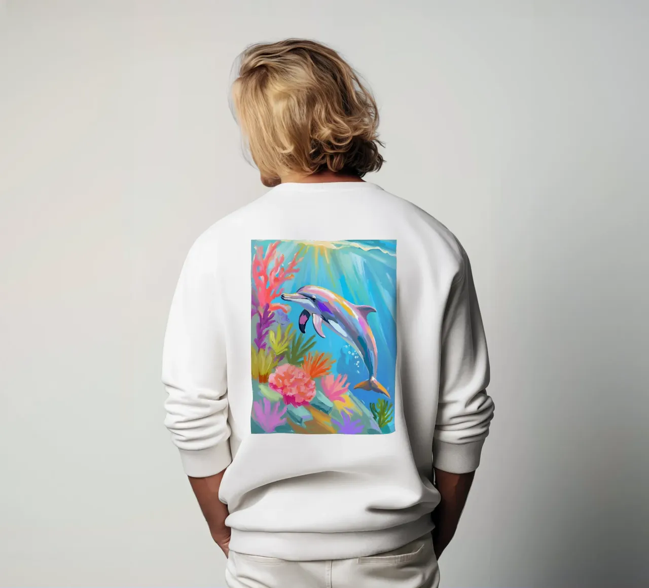 🪸🐬 Tumbler Delphin | Tanz des Delphins Sweatshirt von Trinkets NL Design Studio