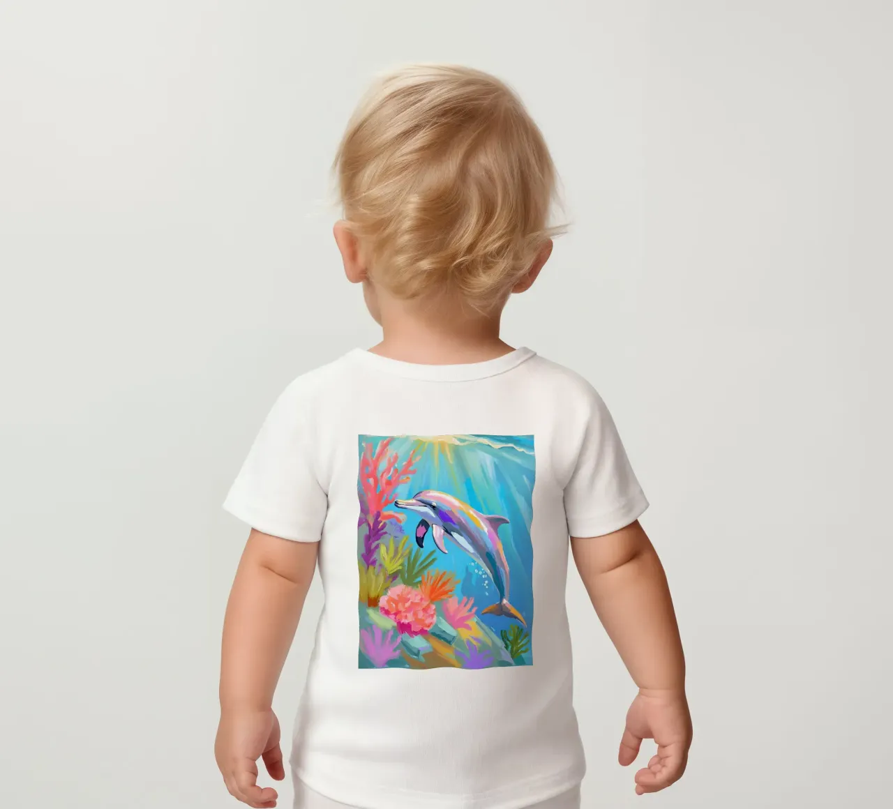 🪸🐬 Tumbler Dolphin | Dance of the Dolphin baby t-shirt by Trinkets NL Design Studio