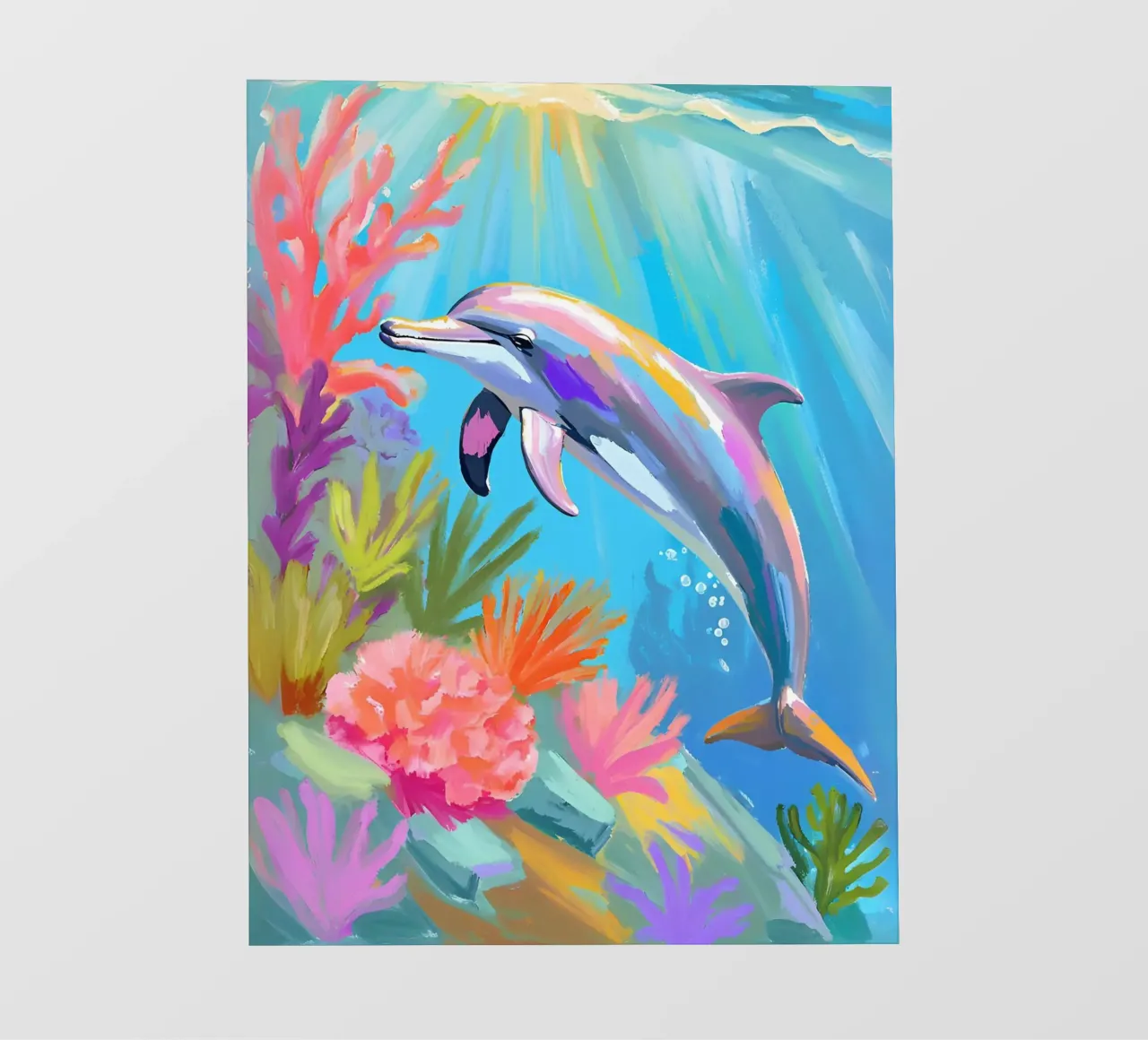 Delfino tursiope | Danza dei delfini pellicola backlit da Trinkets NL Design Studio