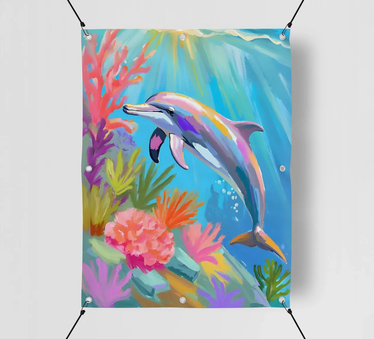 🪸🐬 Tumbler Dolphin | Danza del Delfino telo in pvc da Trinkets NL Design Studio