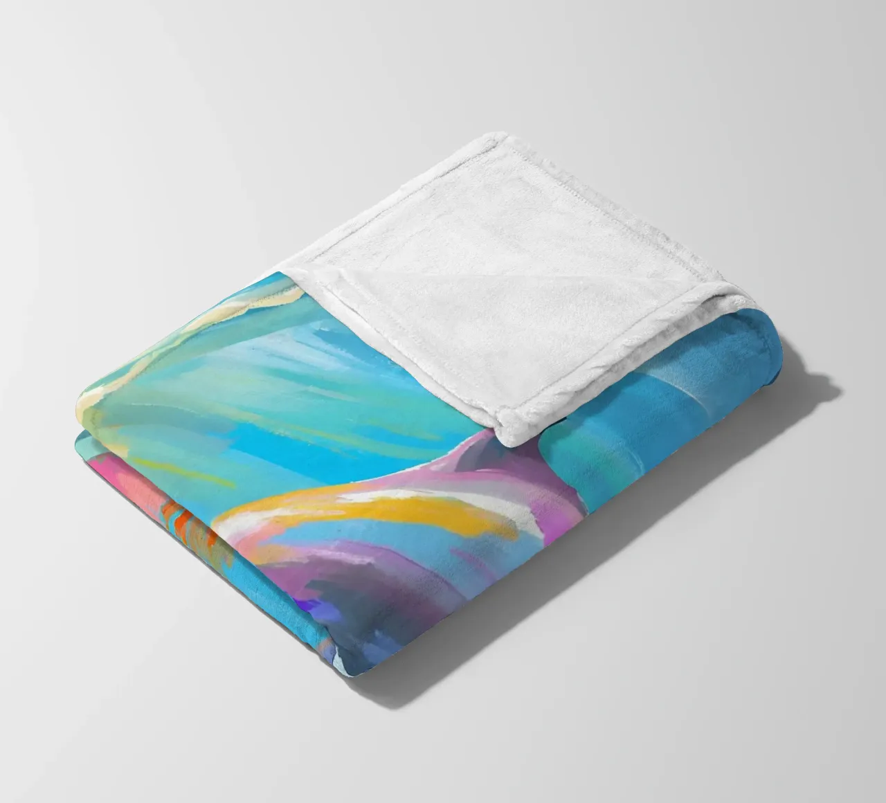 🪸🐬 Tumbler Delphin | Tanz des Delphins Fleecedecke von Trinkets NL Design Studio