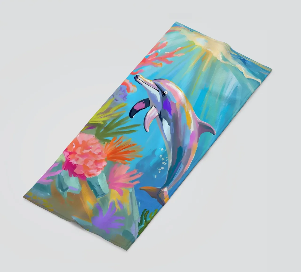 🪸🐬 Tumbler Delphin | Tanz des Delphins Strandtuch von Trinkets NL Design Studio