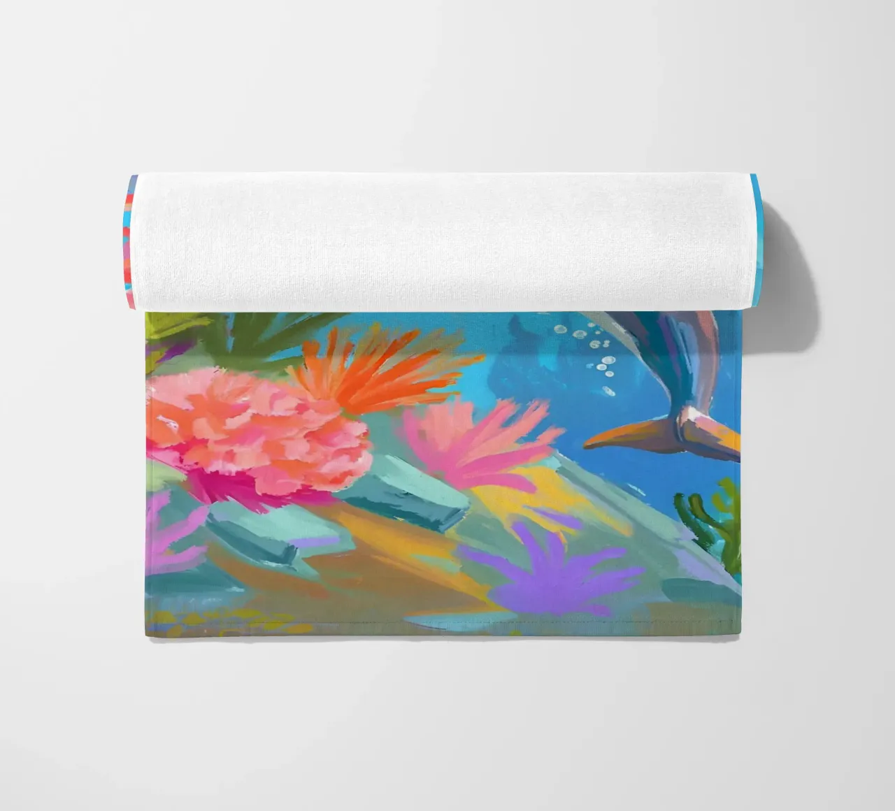 🪸🐬 Tumbler Delphin | Tanz des Delphins Strandtuch von Trinkets NL Design Studio