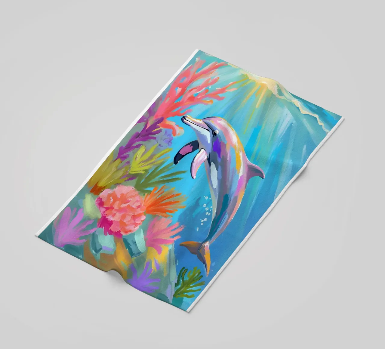🪸🐬 Tumbler Delphin | Tanz des Delphins Strandtuch von Trinkets NL Design Studio