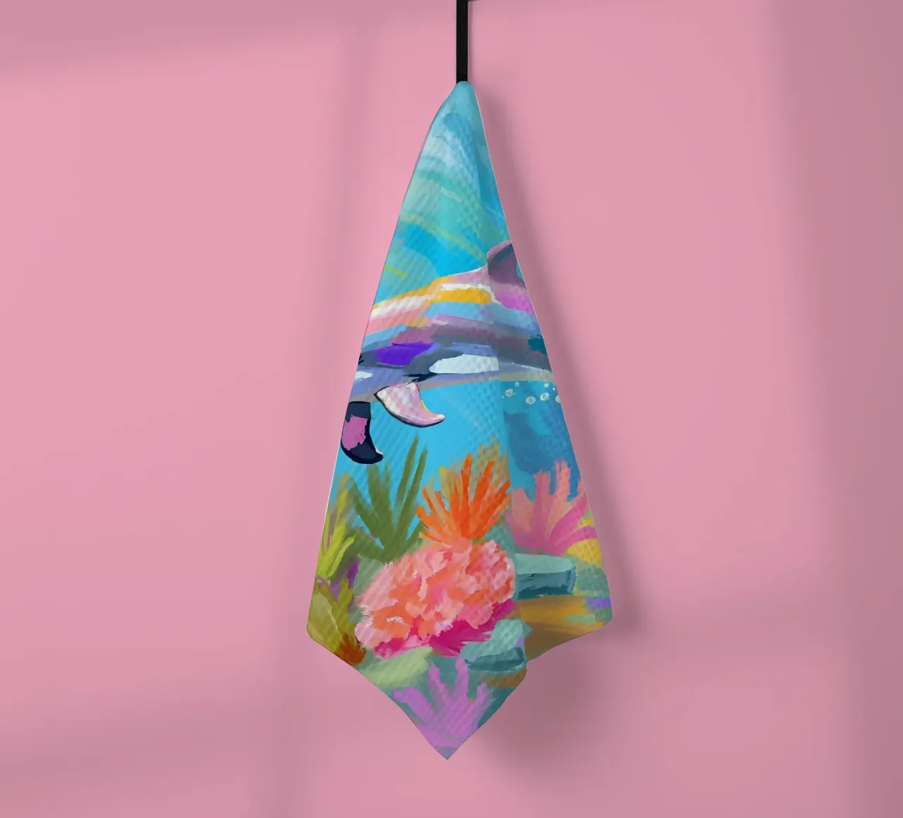 🪸🐬 Tumbler Delphin | Tanz des Delphins Geschirrtuch von Trinkets NL Design Studio