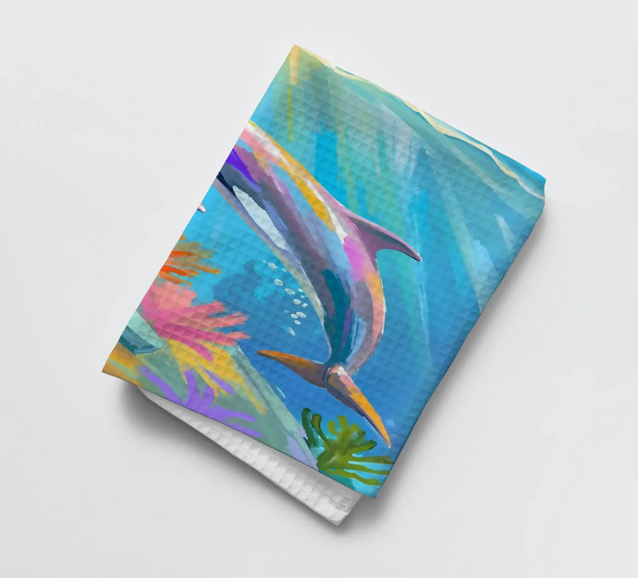 🪸🐬 Tumbler Delphin | Tanz des Delphins Geschirrtuch von Trinkets NL Design Studio