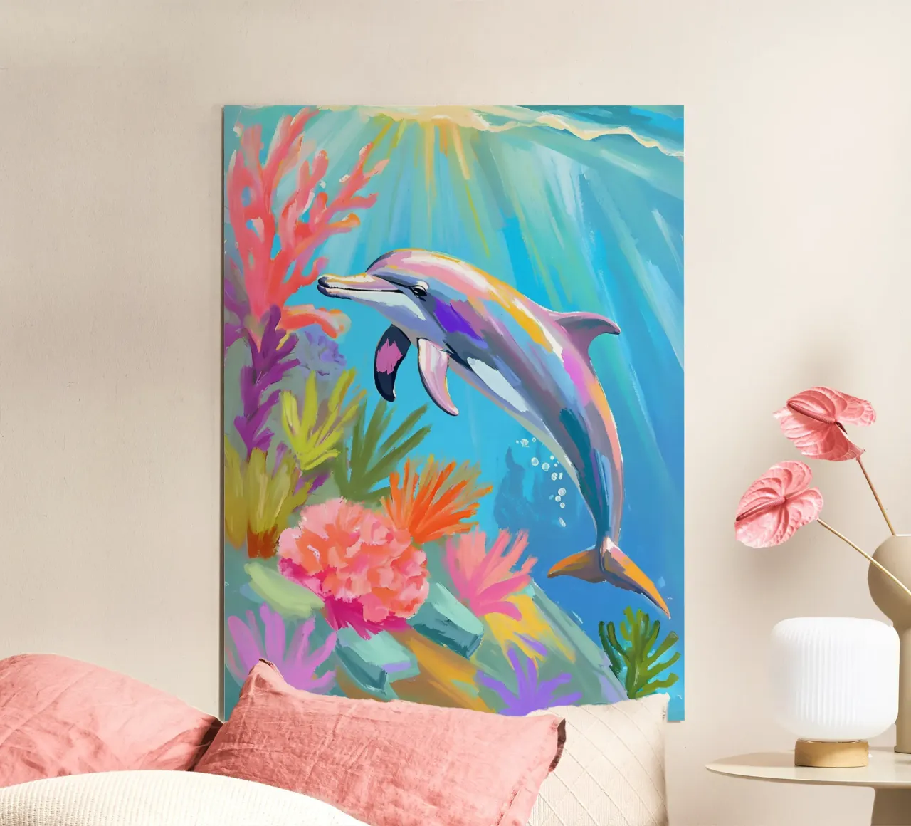 🪸🐬 Tumbler Delphin | Tanz des Delphins Hahnemühle von Trinkets NL Design Studio