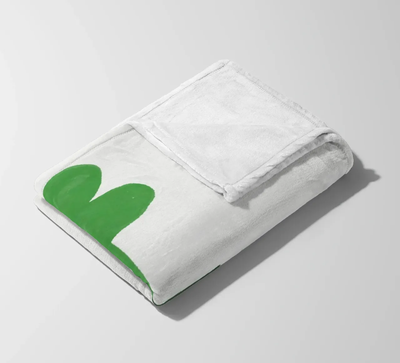 Clover on the table fleece blanket by Little Dean