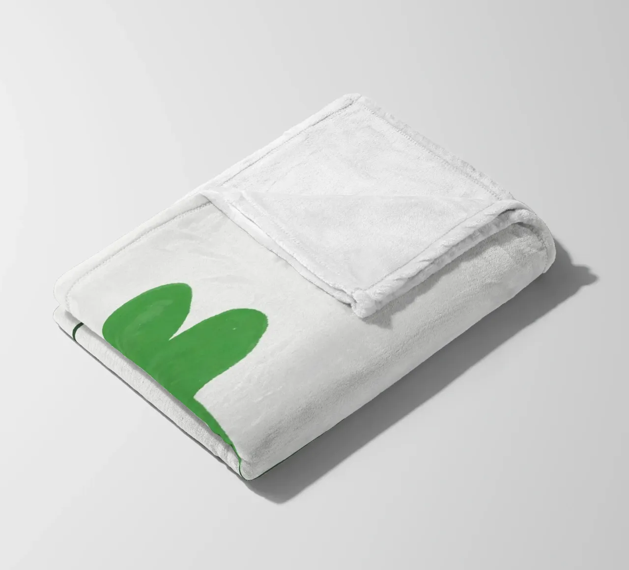 Clover on the table fleece blanket by Little Dean