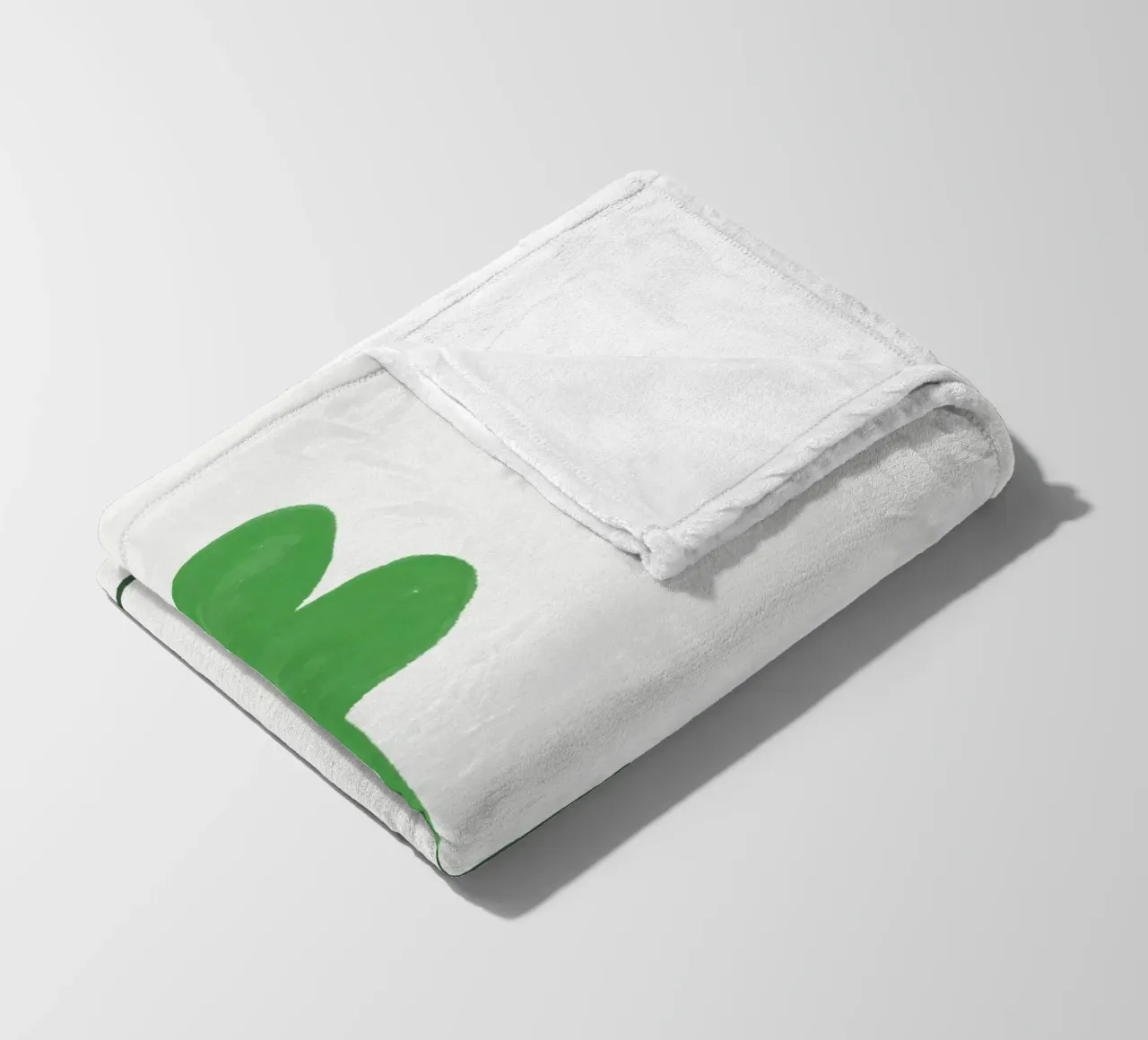 Clover on the table fleece blanket by Little Dean
