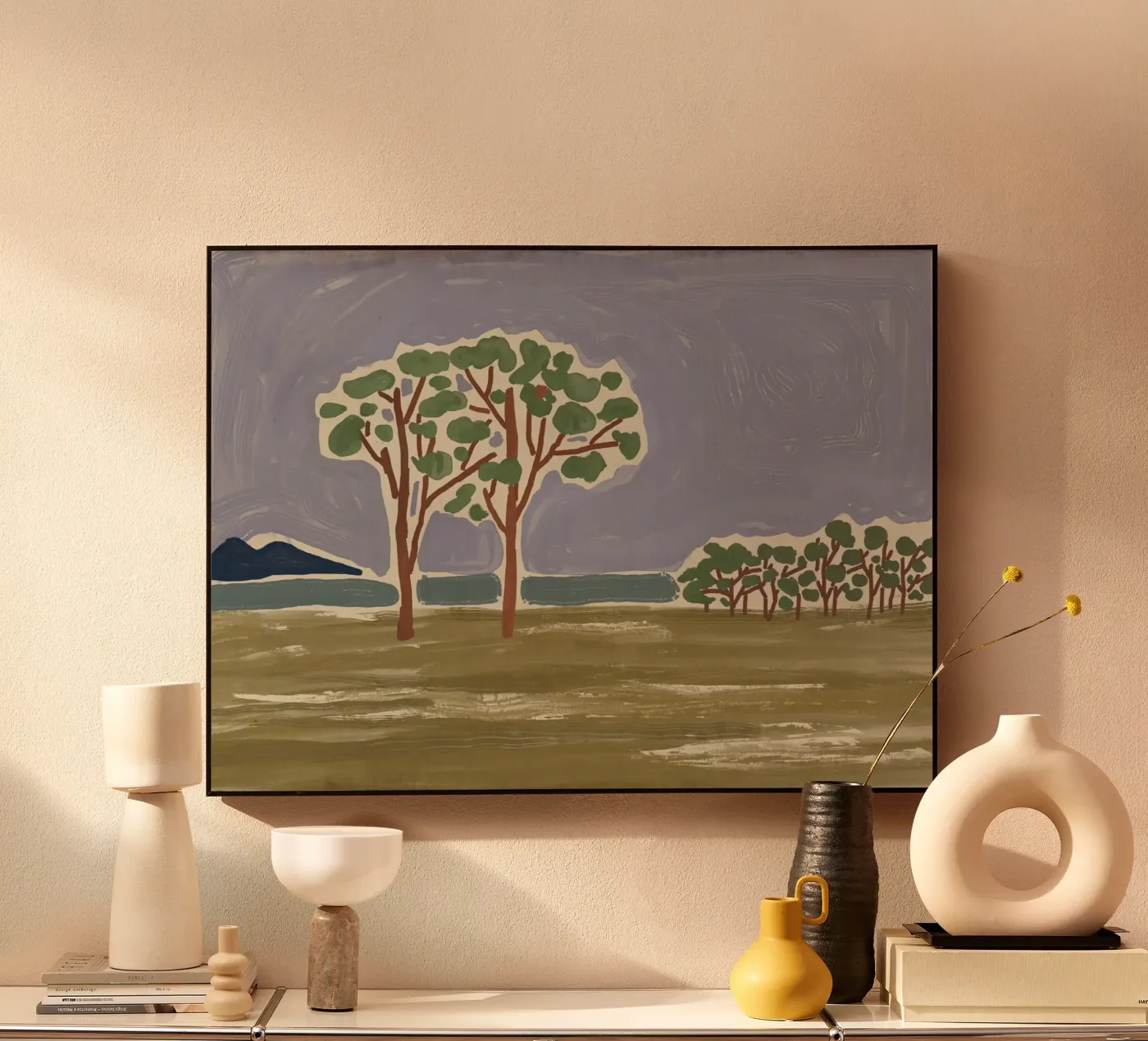 Purple sky Acryl-Glas von Little Dean