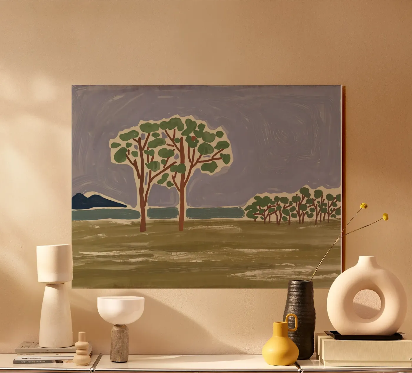 Purple sky Acryl-Glas von Little Dean