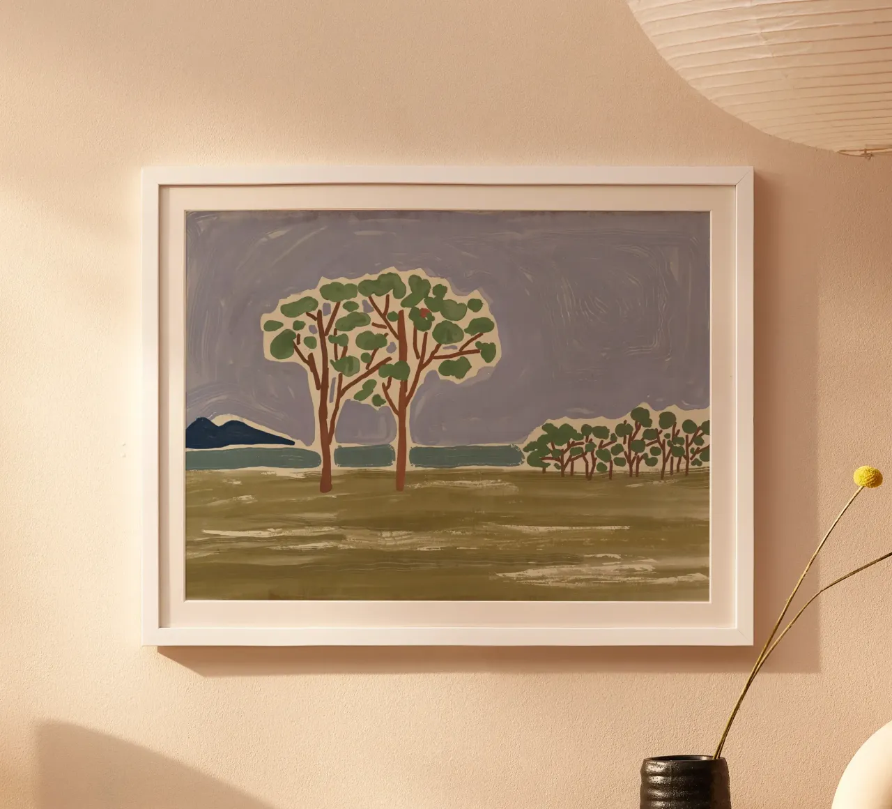 Purple sky poster by Little Dean