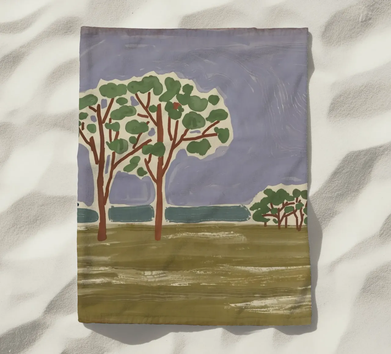 Cielo viola telo mare da Little Dean