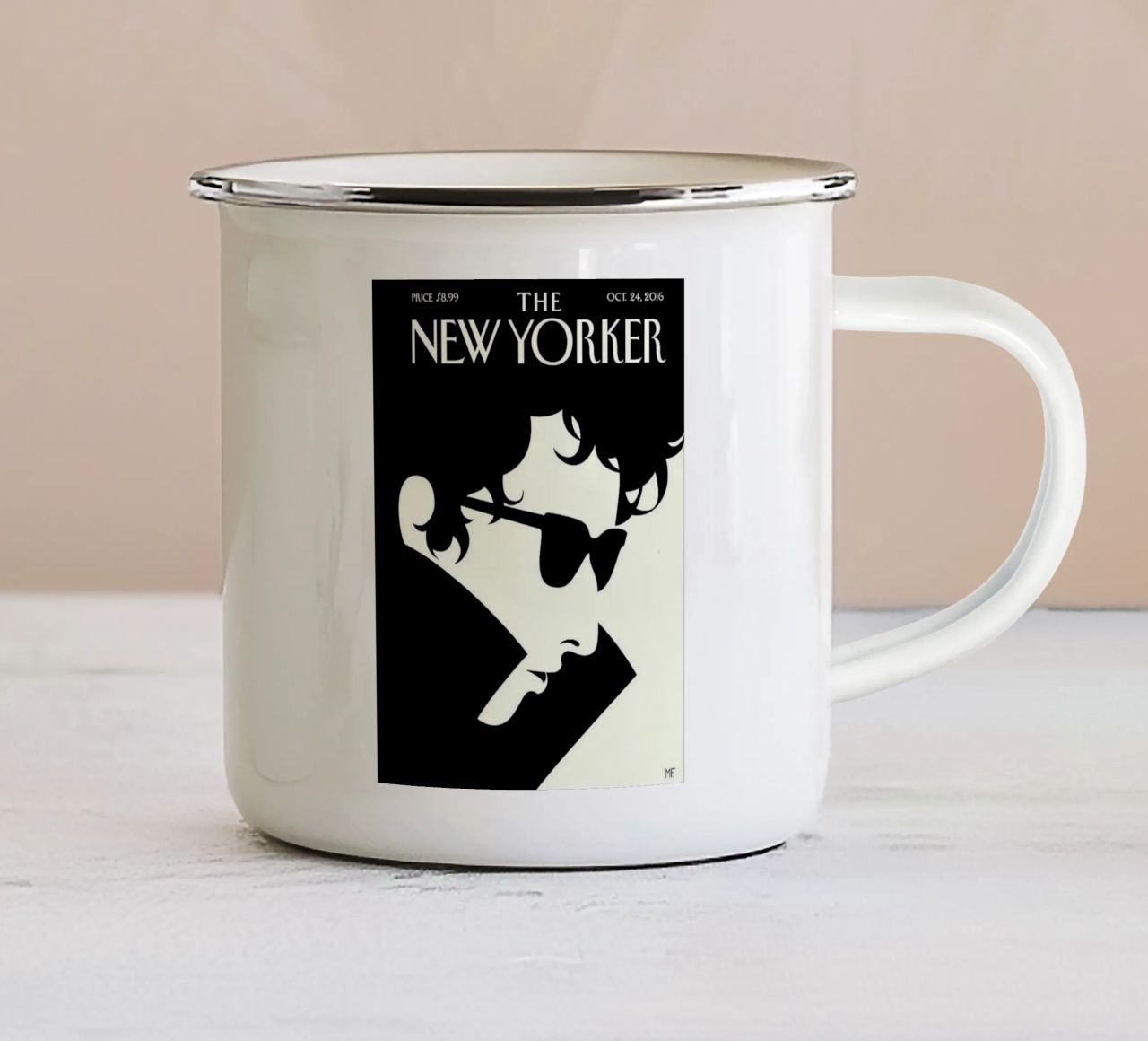 Il New York ottobre 2016 tazza in smalto da ARTVITI