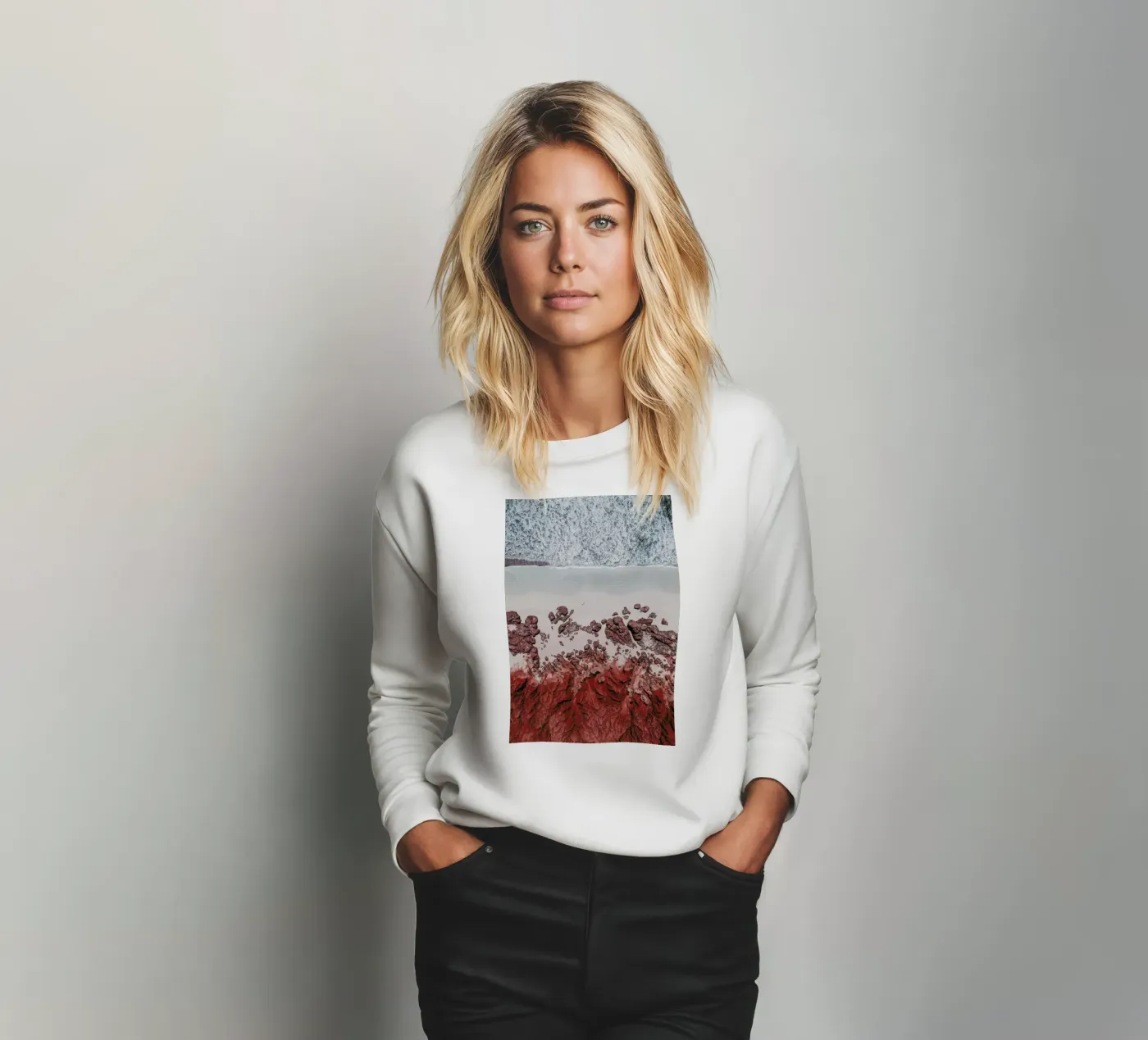 Gradient sweatshirt by METROPOLIS