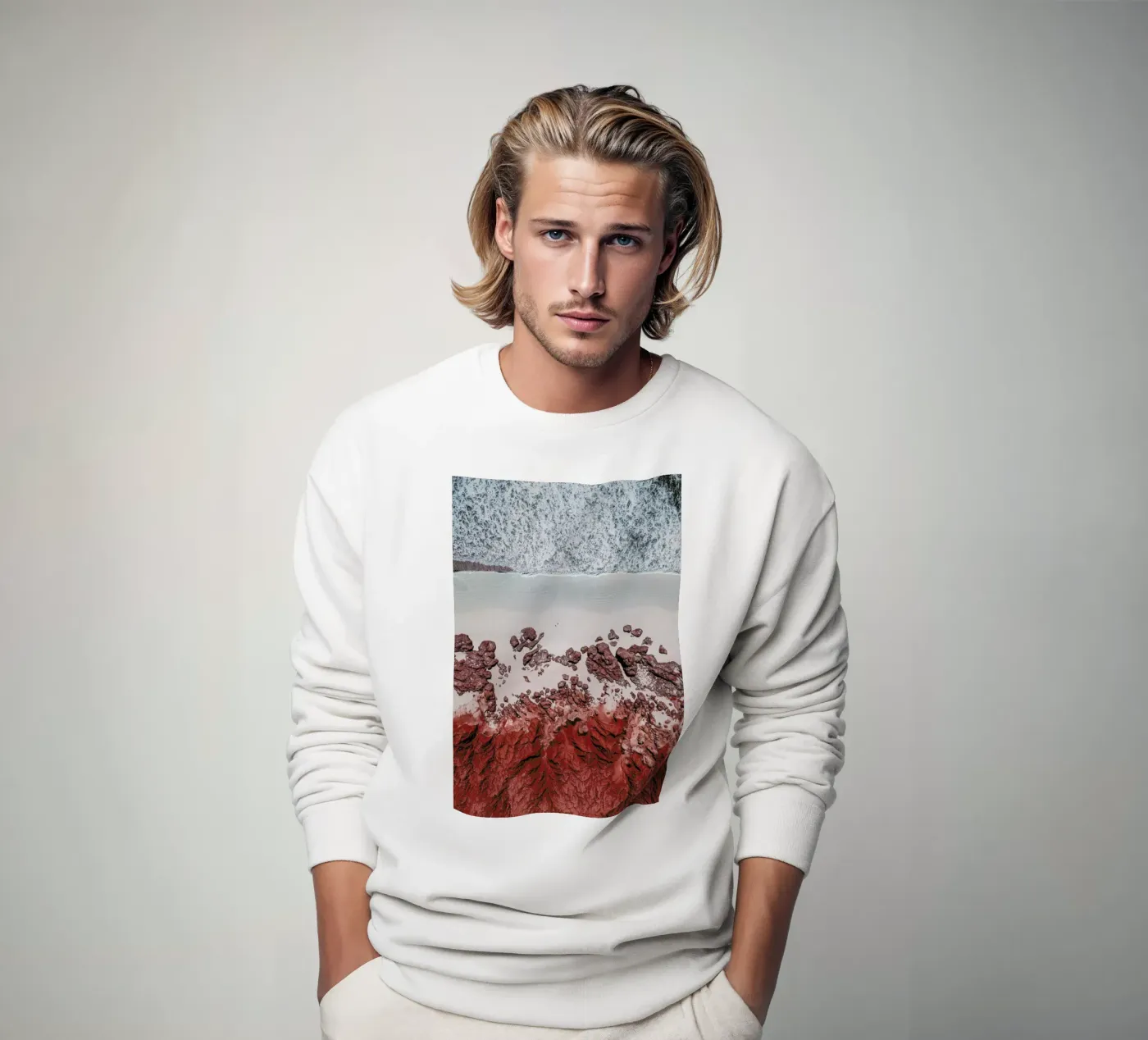 Gradient sweatshirt van METROPOLIS