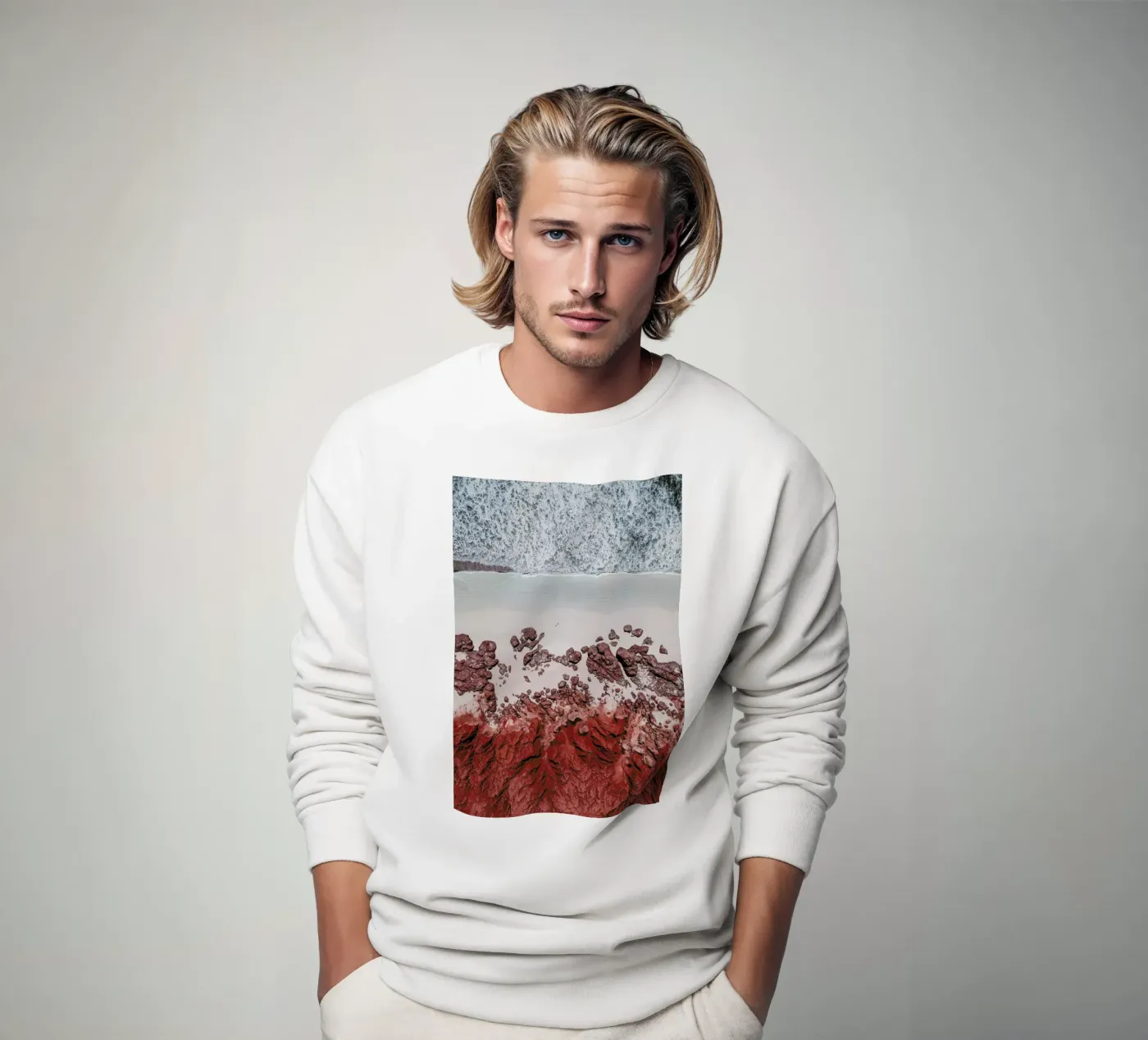 Gradient sweatshirt by METROPOLIS