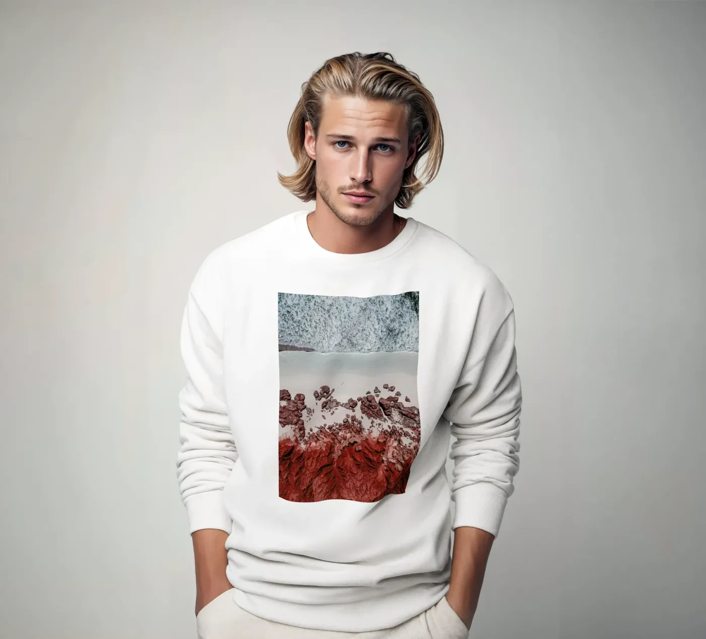 Gradient sweatshirt van METROPOLIS