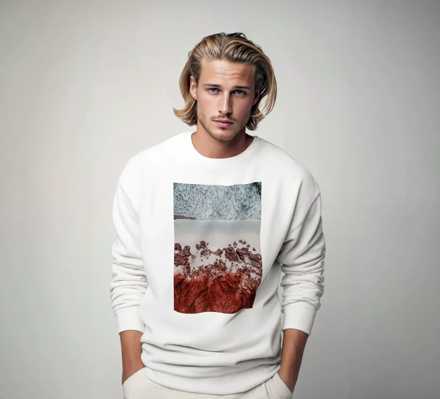 Gradient sweatshirt by METROPOLIS